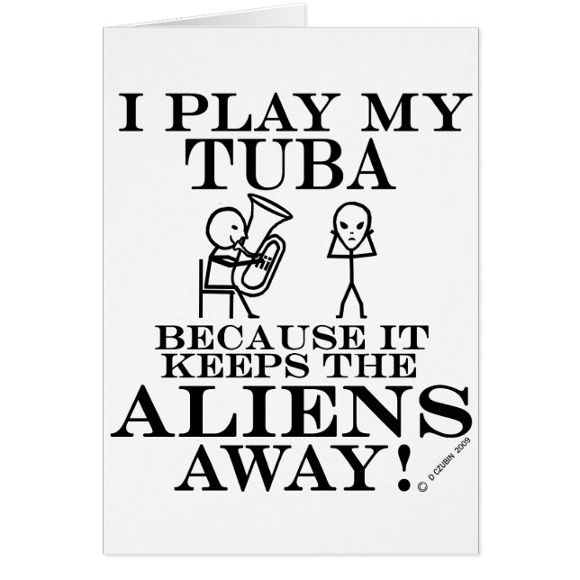 Empêche les Aliens de Tuba (Devant)