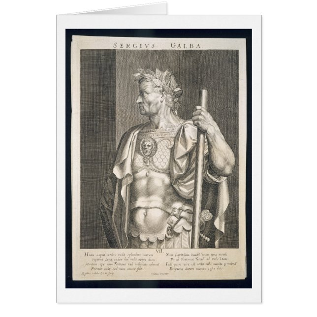 Empereur de Sergius Galba de l'ANNONCE de Rome 68 (Devant)