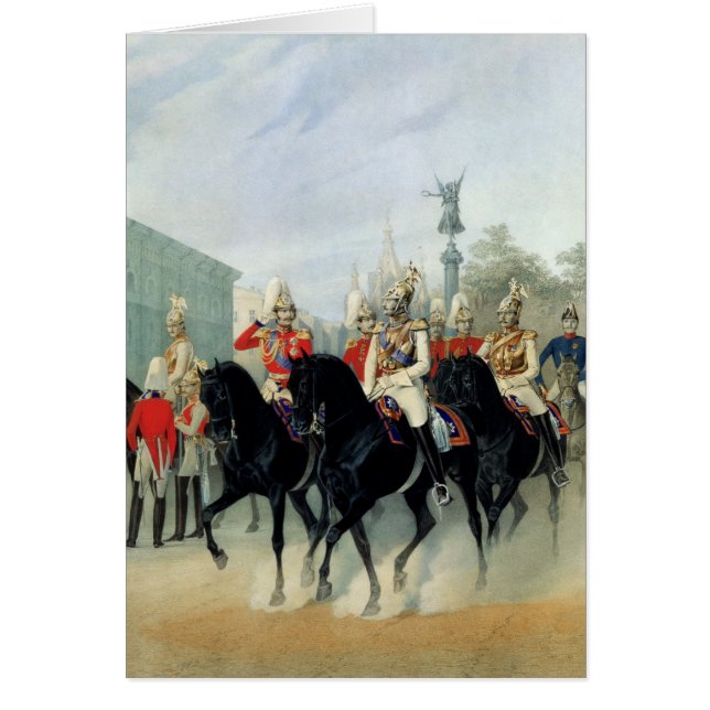 Empereur Nicholas I et duc grand Alexandre (Devant)