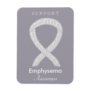 Emphysema Sensibilisation Ruban Magnets d'art pers