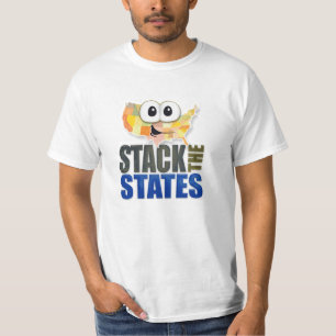 Empilez le T-shirt d'états