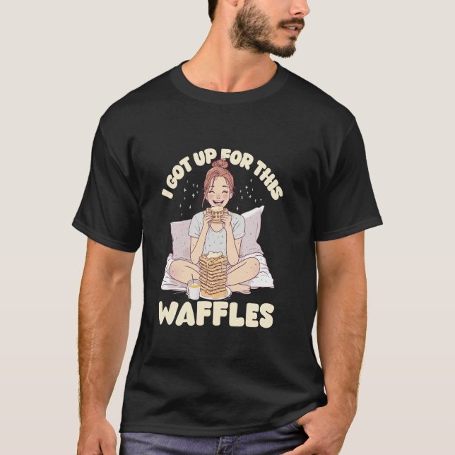 Empilez-les Hauts Waffle Brunch Amusant (Devant)