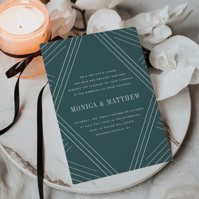 Empire Faire-part de mariage | Jasper (Créateur téléchargé)