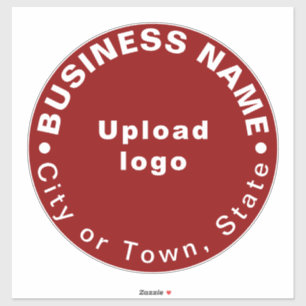 Emplacement de l'entreprise sur Sticker en vinyle 