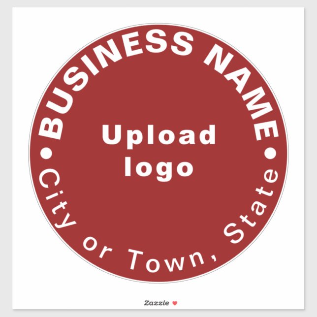 Emplacement de l'entreprise sur Sticker en vinyle  (Feuille)