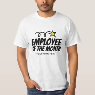 Employé du T-shirt de mois pour le meilleur