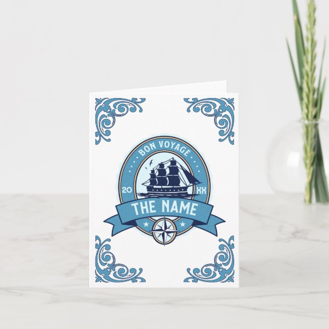 Employé merci Bon Voyage Adieu (Devant)