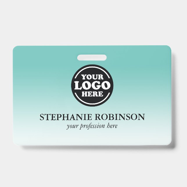 Employé personnalisé, Badge de nom de logo | Coule (Avant)