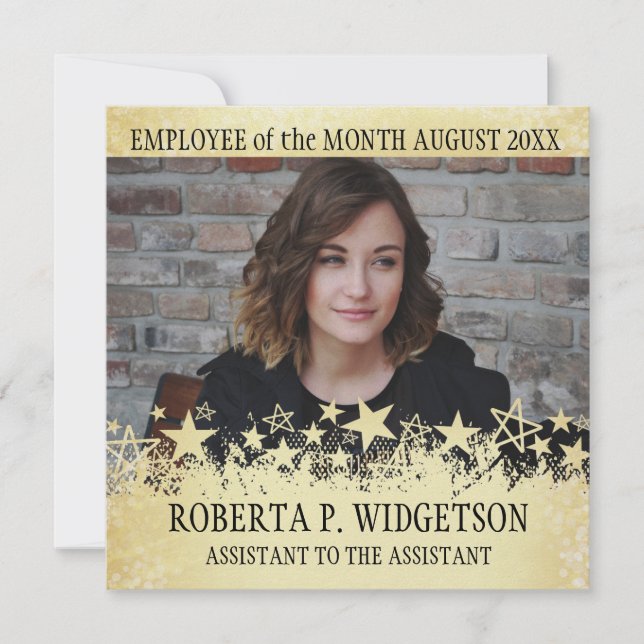 Employé photo du mois ROCK STAR GOLD (Devant)