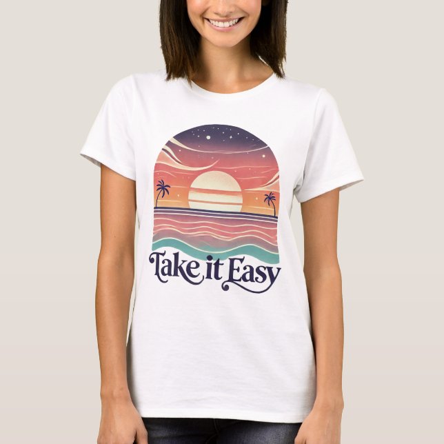 Emportez-le facilement - T-shirt de base pour femm (Devant)