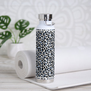 Empreinte de léopard de bouteille d'eau