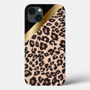 Empreinte de léopard iPhone 13 Coque