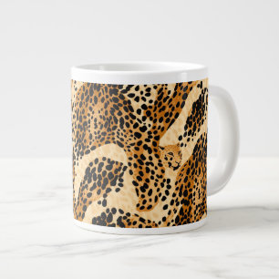 Empreinte de léopard Jumbo Mug