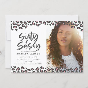 Empreinte de léopard soixante et sassy 60e anniver