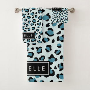Empreinte de léopard, Spots, Leopard Bleu, Votre N