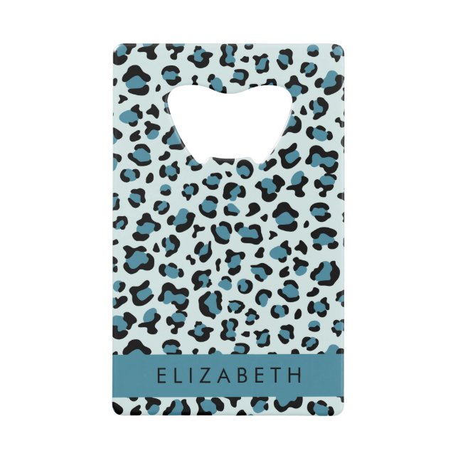 Empreinte de léopard, Spots, Leopard Bleu, Votre N (Devant)