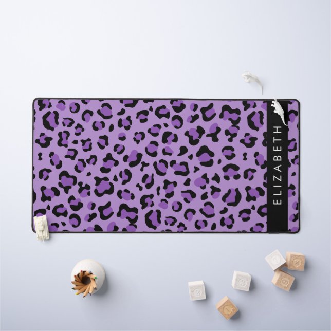 Empreinte de léopard, Spots, Leopard Violet, Votre (Tableau pour enfants)