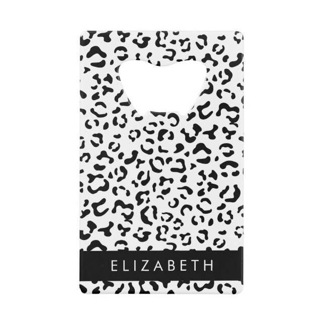Empreinte de léopard, Spots, Noir Et Blanc, Votre  (Devant)