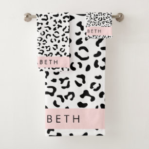 Empreinte de léopard, Spots, Noir Et Blanc, Votre