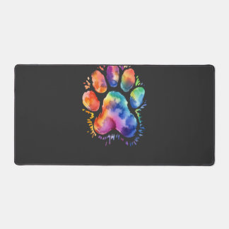 Empreinte de patte de chien tye die pour amoureux