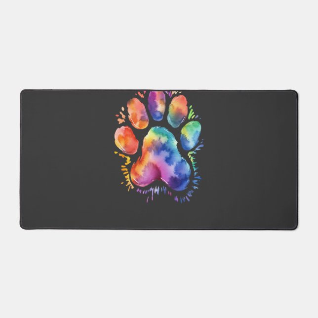 Empreinte de patte de chien tye die pour amoureux  (Recto)