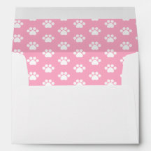 Empreinte de patte - Rose