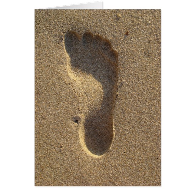 Empreinte de sable de plage (Devant)