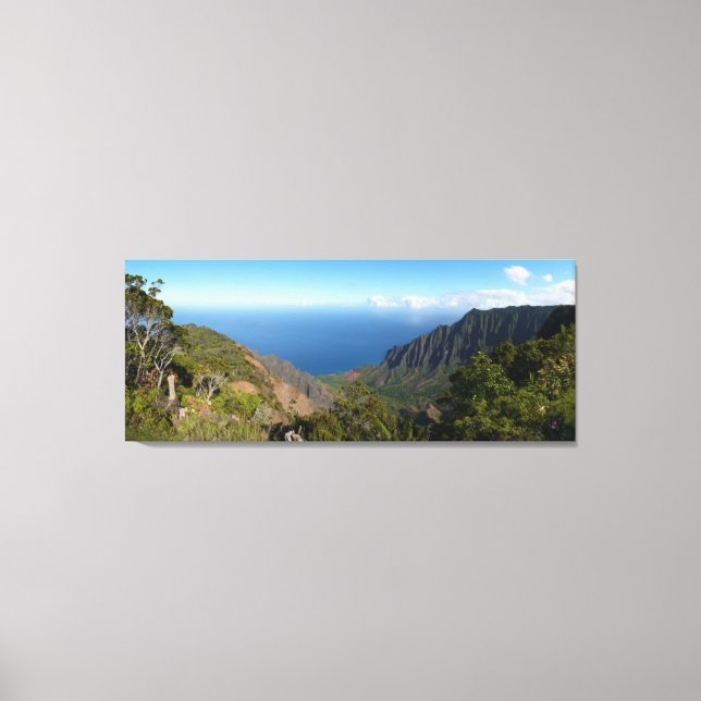 Empreinte de toile panoramique de la vallée de Kal (Recto)
