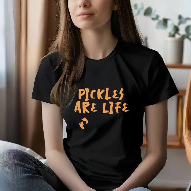 Empreinte digitale orangée T-shirt humoristique (Créateur téléchargé)