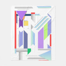 Empreinte géométrique Art Couverture polaire