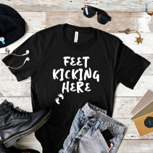 Empreinte humoristique blanche T-shirt