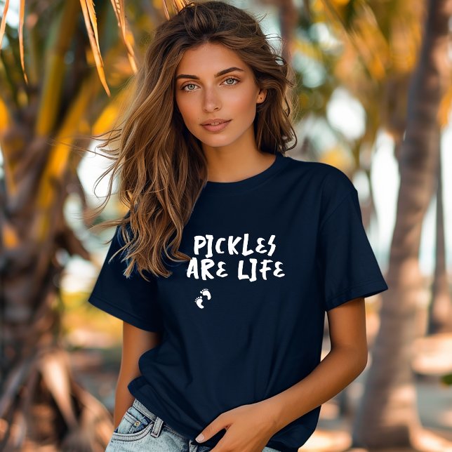 Empreinte humoristique blanche T-shirt (Créateur téléchargé)