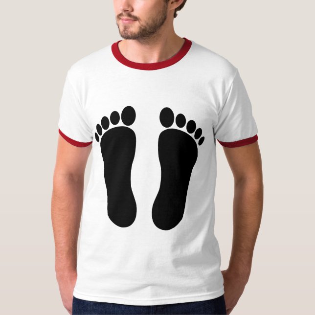 Empreinte T-Shirt à sonnette de base pour hommes (Devant)