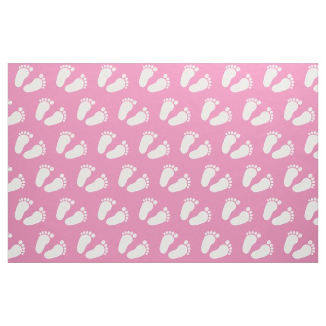 Empreintes bébé roses tissu motif do-it-yourself t (Fat Quarter)