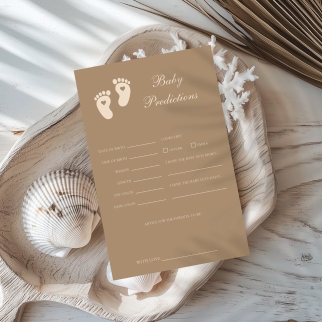 Empreintes Brown Sexe Révéler Prédictions des bébé (Créateur téléchargé)