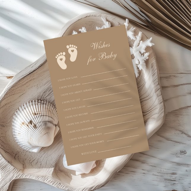 Empreintes Brown Voeux De Révélation De Sexe Pour  (Créateur téléchargé)