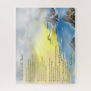 Empreintes dans le puzzle du sable