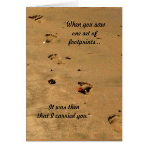 Empreintes dans le sable