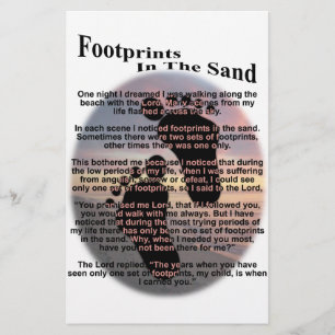 Empreintes dans le sable