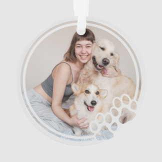 Empreintes de pattes Cadre personnalisé Photo pour
