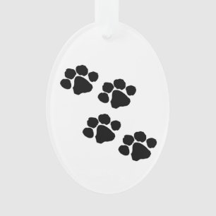 Empreintes de pattes d'animaux familiers pour des