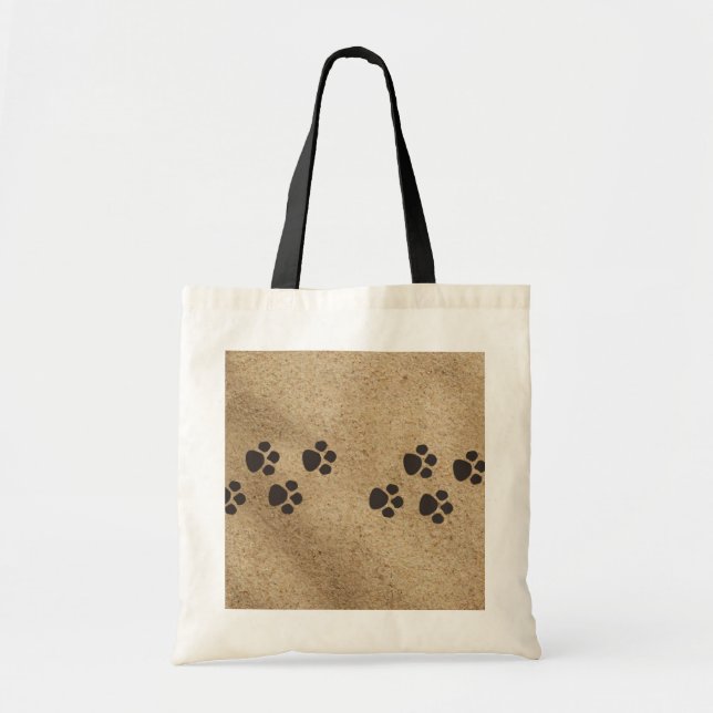 Empreintes de pattes dans le sac de sable (Devant)