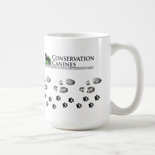 Empreintes de pattes de tasse de conservation et