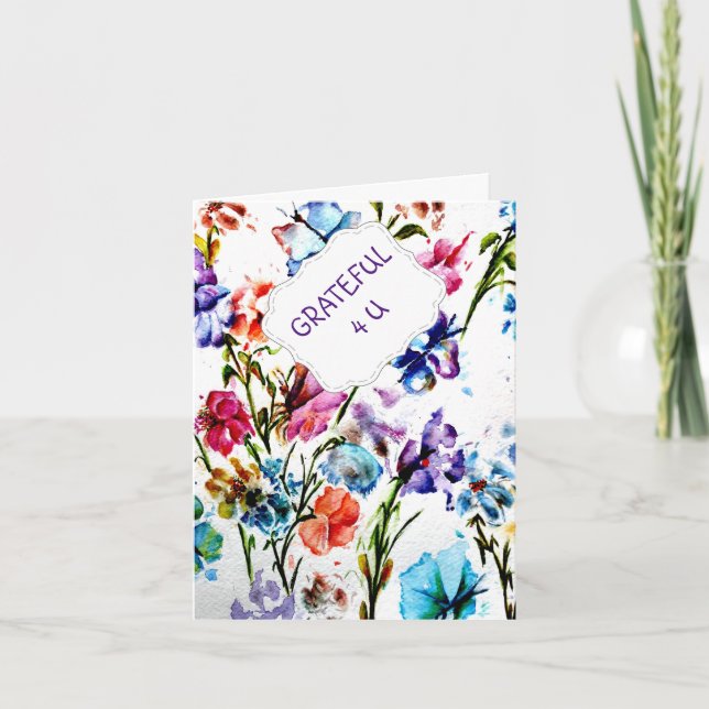 EMPREINTES DE PATTES PUPPY | Carte de remerciement (Devant)