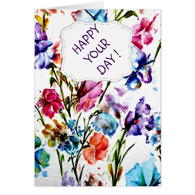 EMPREINTES DE PATTES PUPPY | CARTE D'OCCASION (Devant)