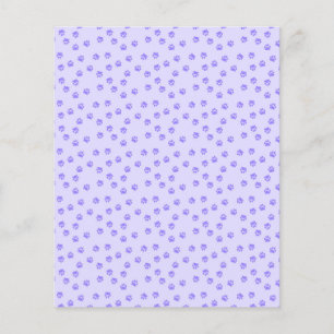 Empreintes de pattes violettes