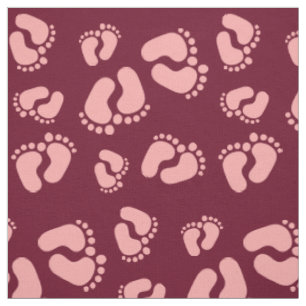 Empreintes de pieds Bébé Pieds Tissu
