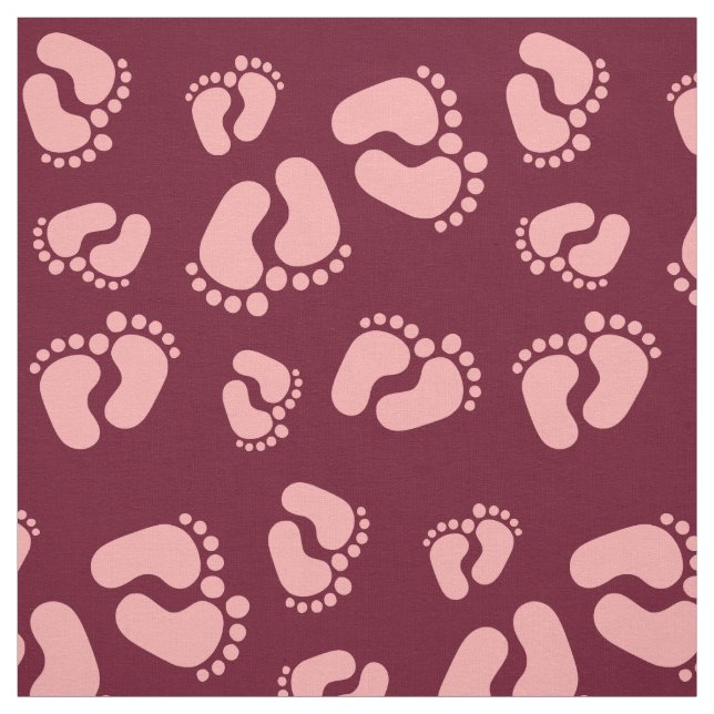 Empreintes de pieds Bébé Pieds Tissu (Échantillon)