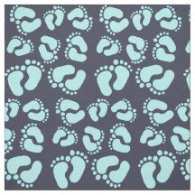 Empreintes de pieds Bébé Pieds Tissu
