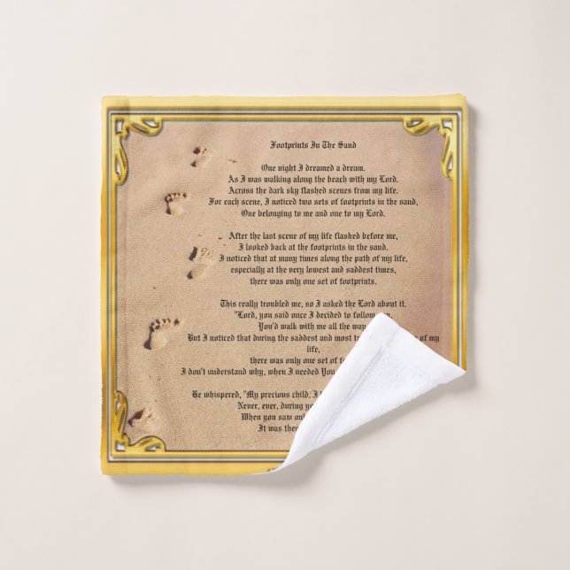 Empreintes De Serviettes Dans Les Champions Sober  (Gant de toilette)